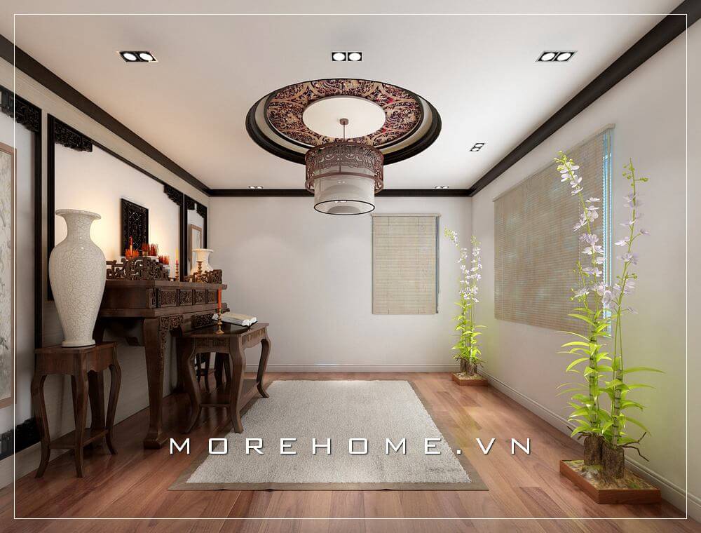 Thiết kế phòng thờ biệt thự